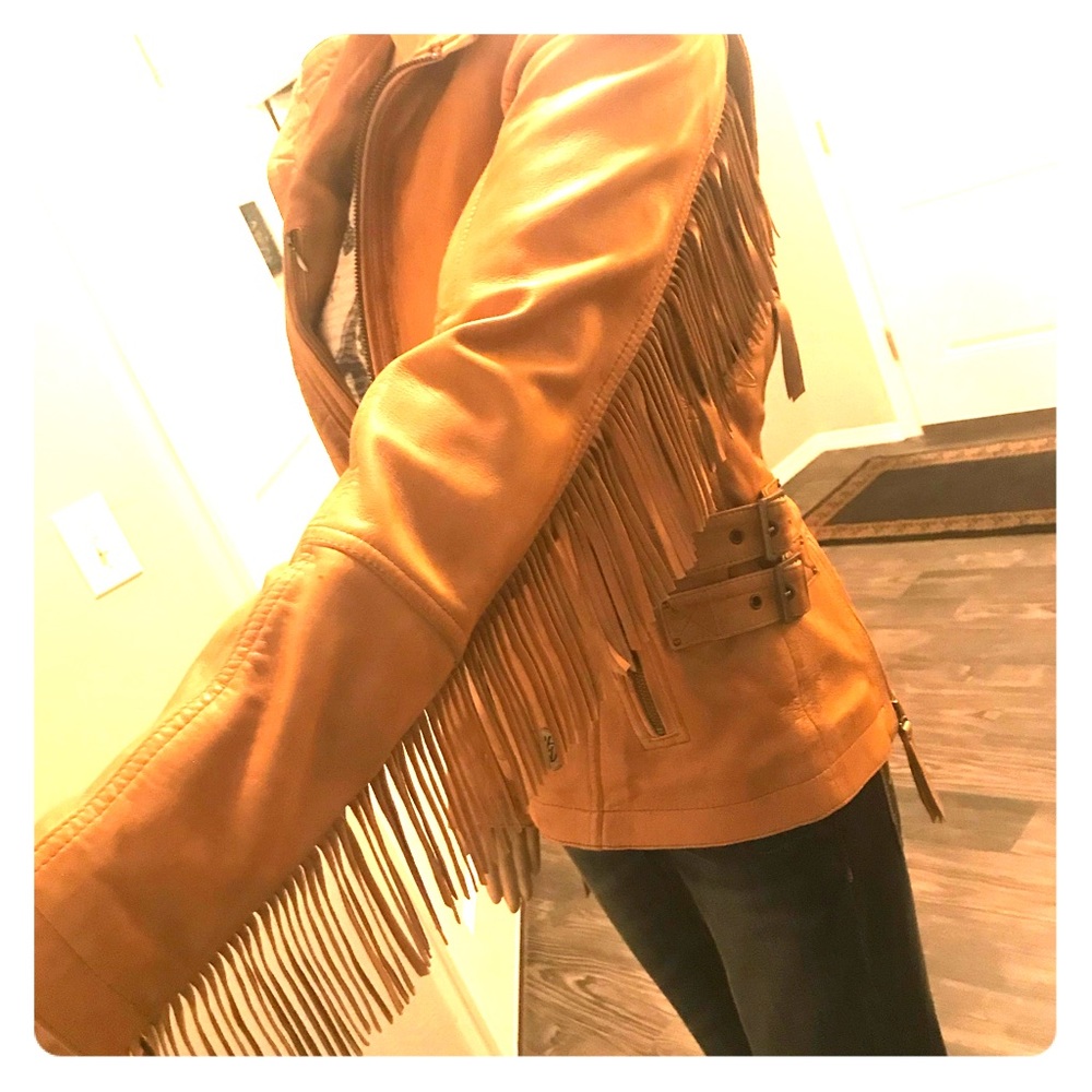 Harley H~D Calamity Women’s Fringe Leather Jacket